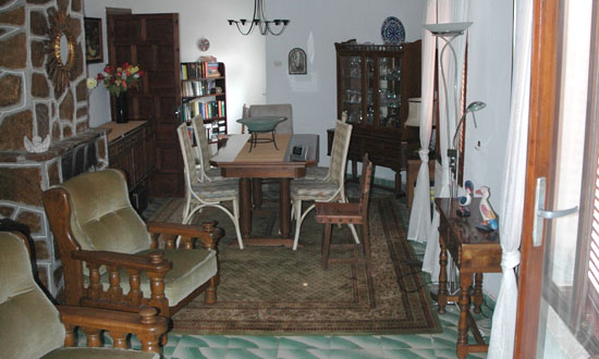 Ferienhaus Esszimmer
